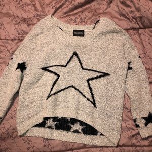 Knitted long sleeve top